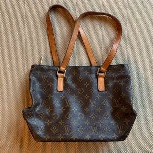 LV Cabas Piano Monogram Small Shoulder Bag